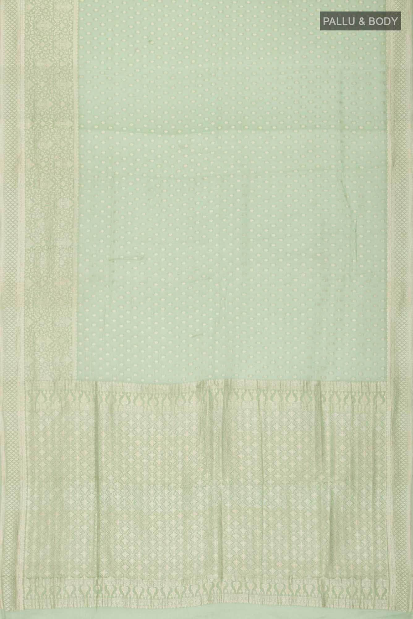 Green Georgette Saree