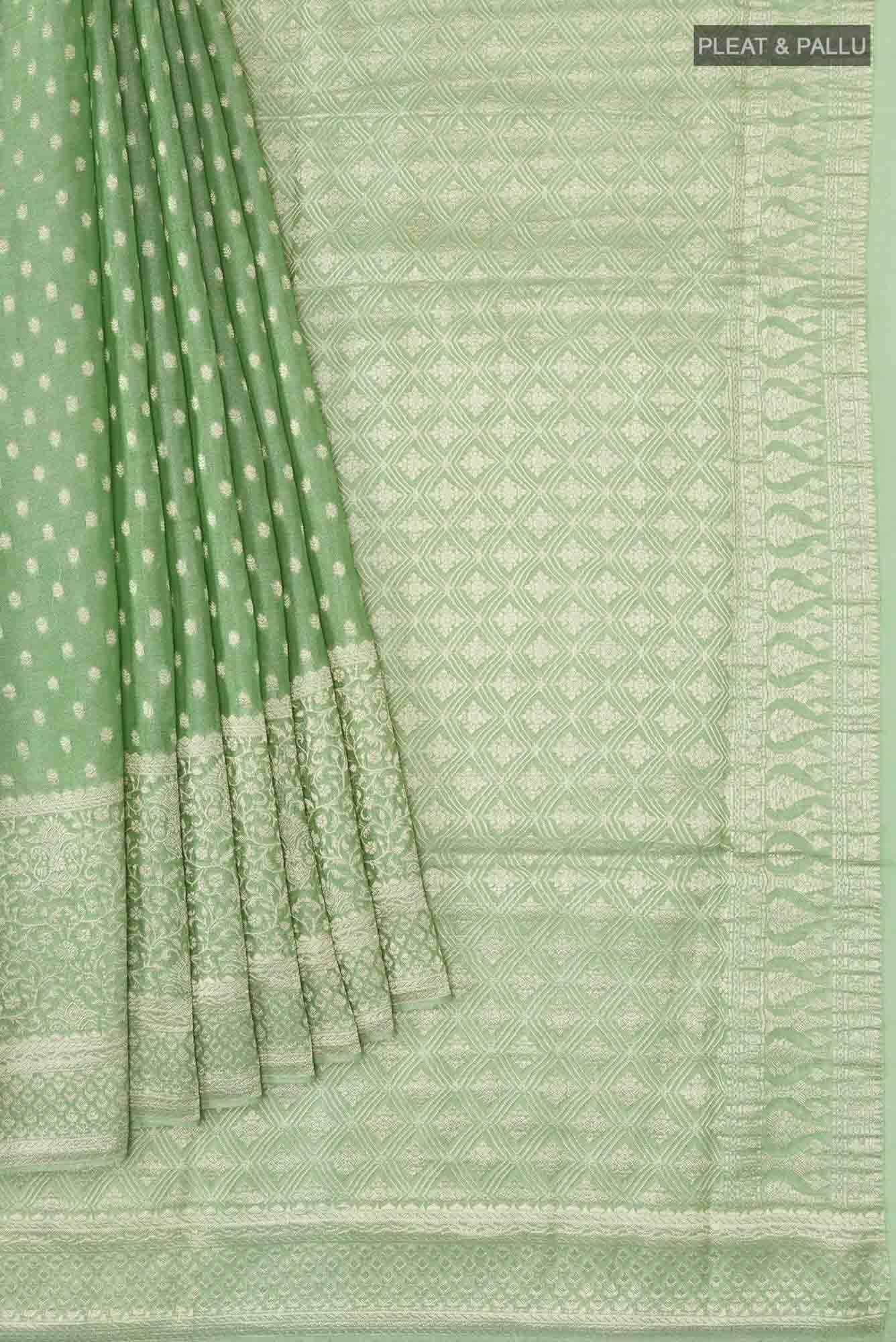 Green Georgette Saree