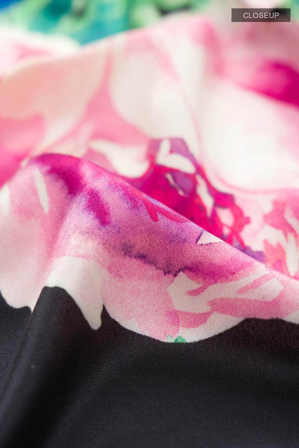 Black Satin Silk Saree