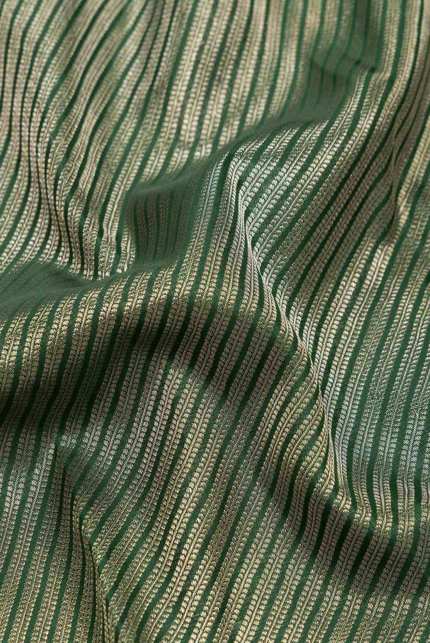 Green Dual Tone Kanchipuram Silk Saree