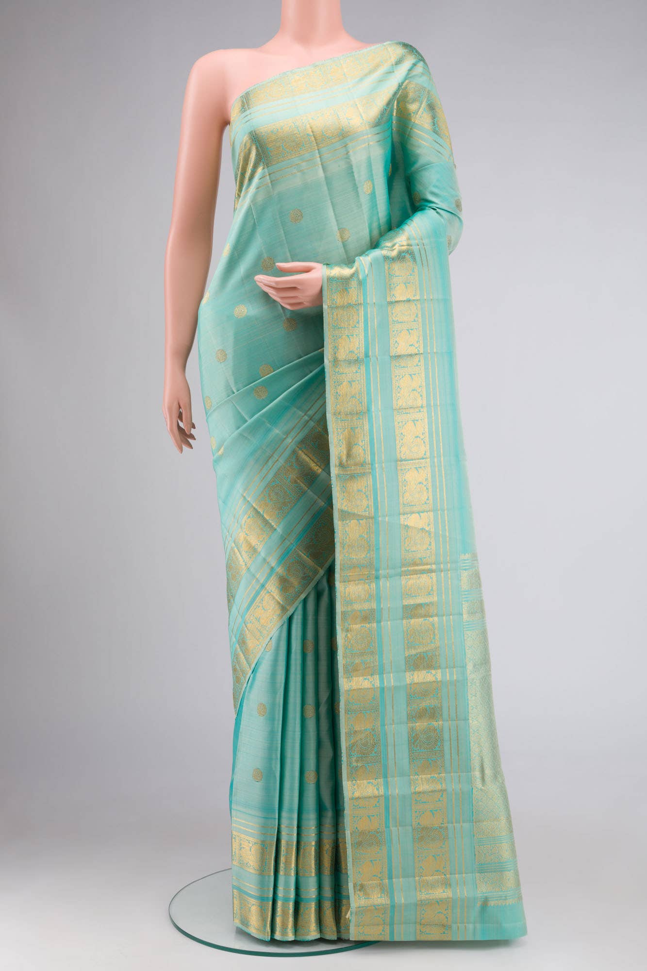 Green Kanchipuram Silk Saree