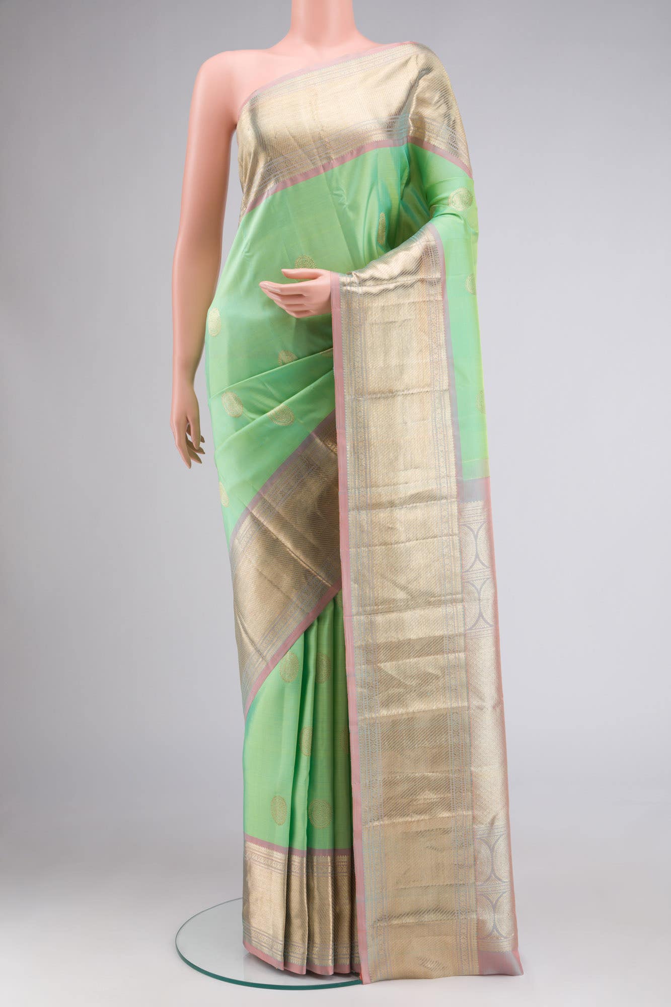Green Kanchipuram Silk Saree