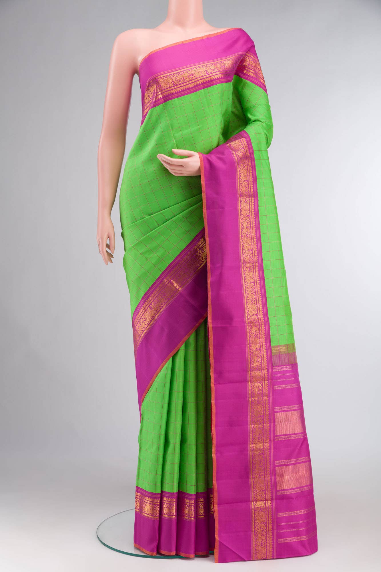 Green Kanchipuram Silk Saree