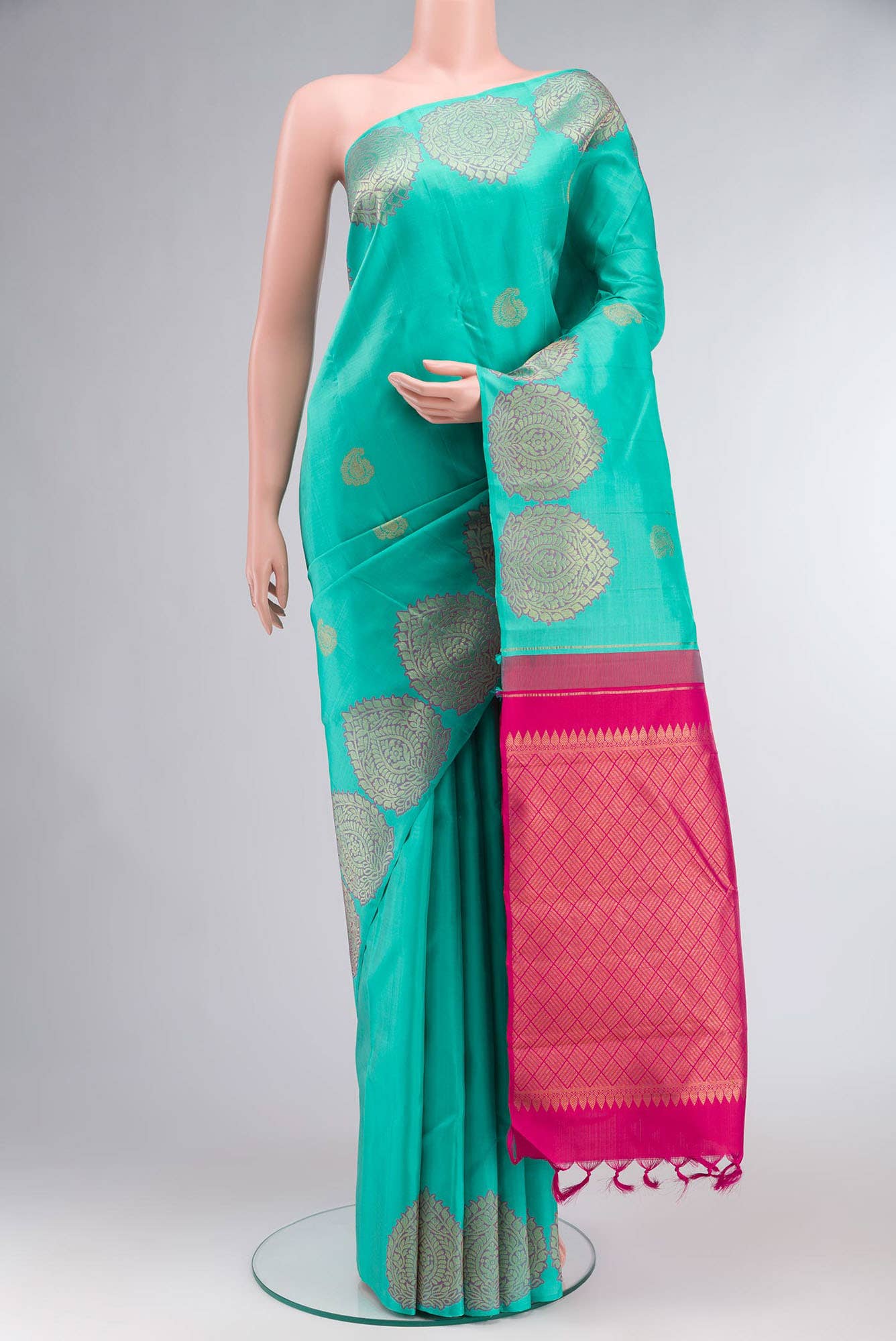 Green Kanchipuram Silk Saree