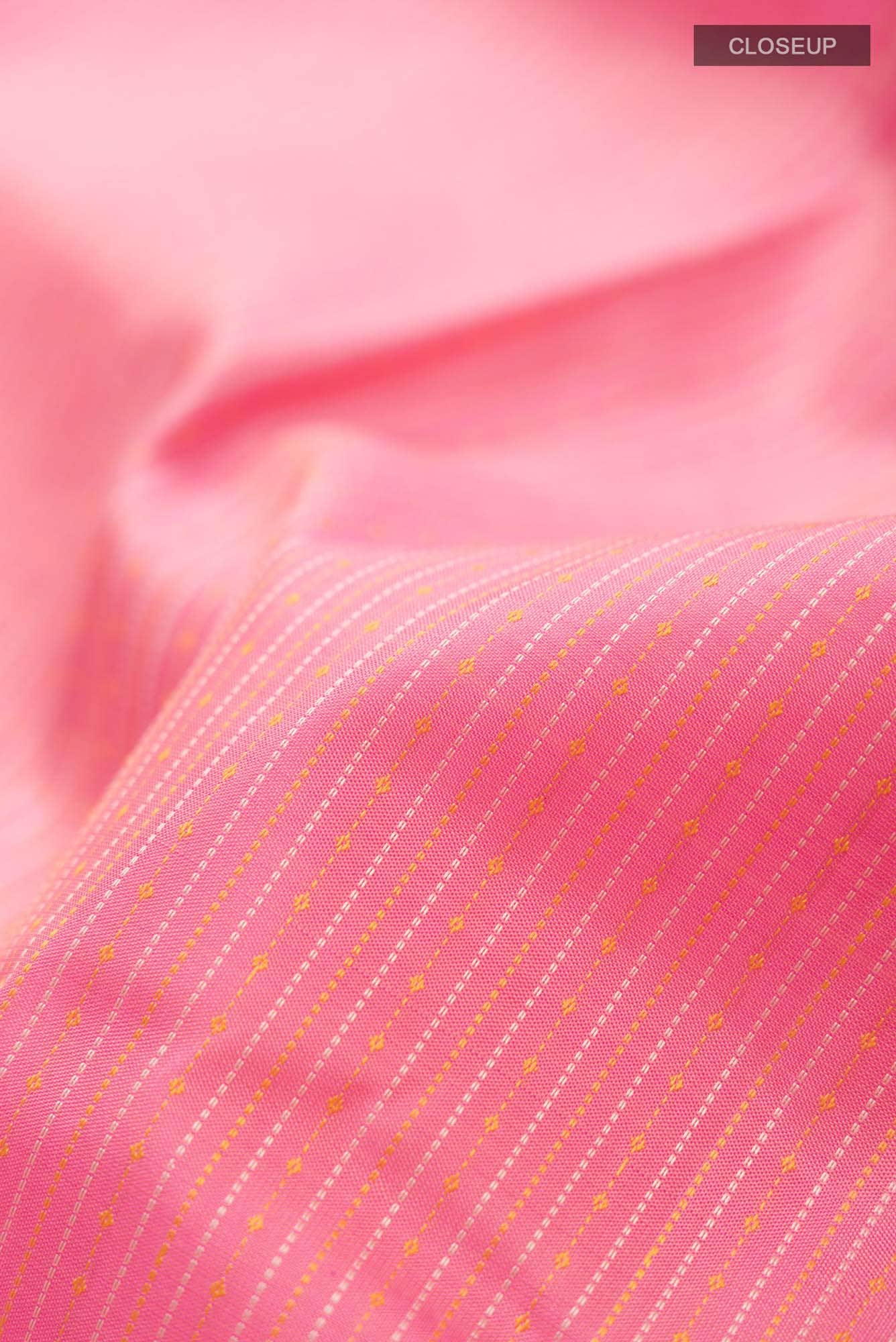 Pink Kanchipuram Silk Saree