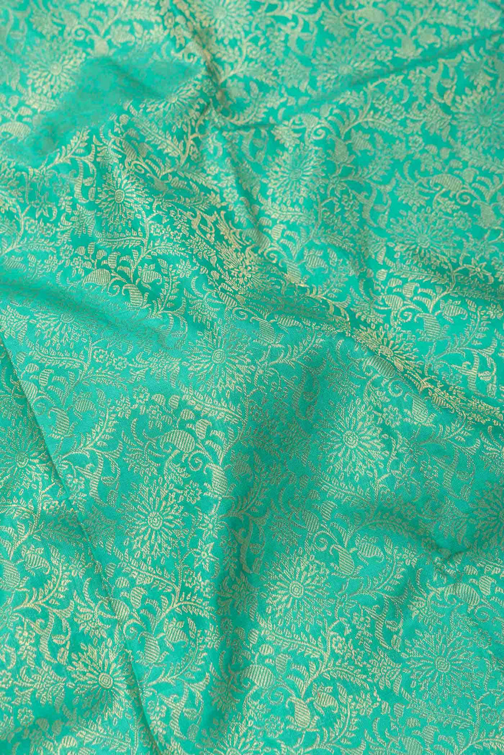 Green Dual Tone Kanchipuram Silk Saree