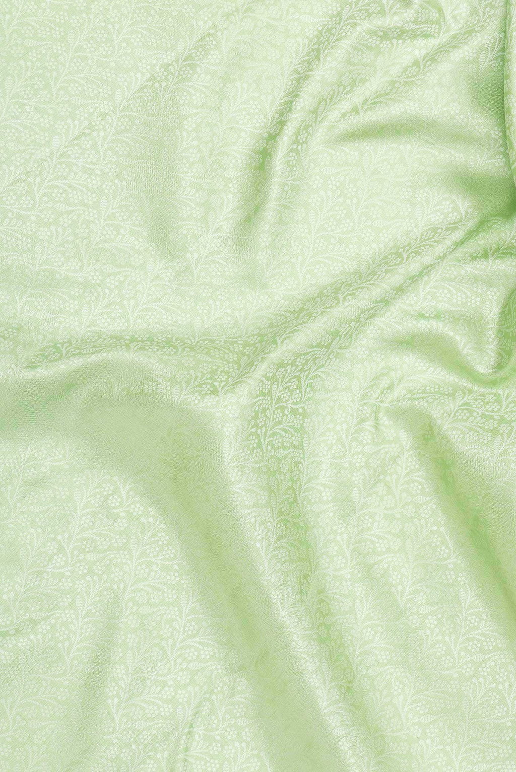 Pure Silk Pure Zari Green Dual Tone Kanchipuram Saree