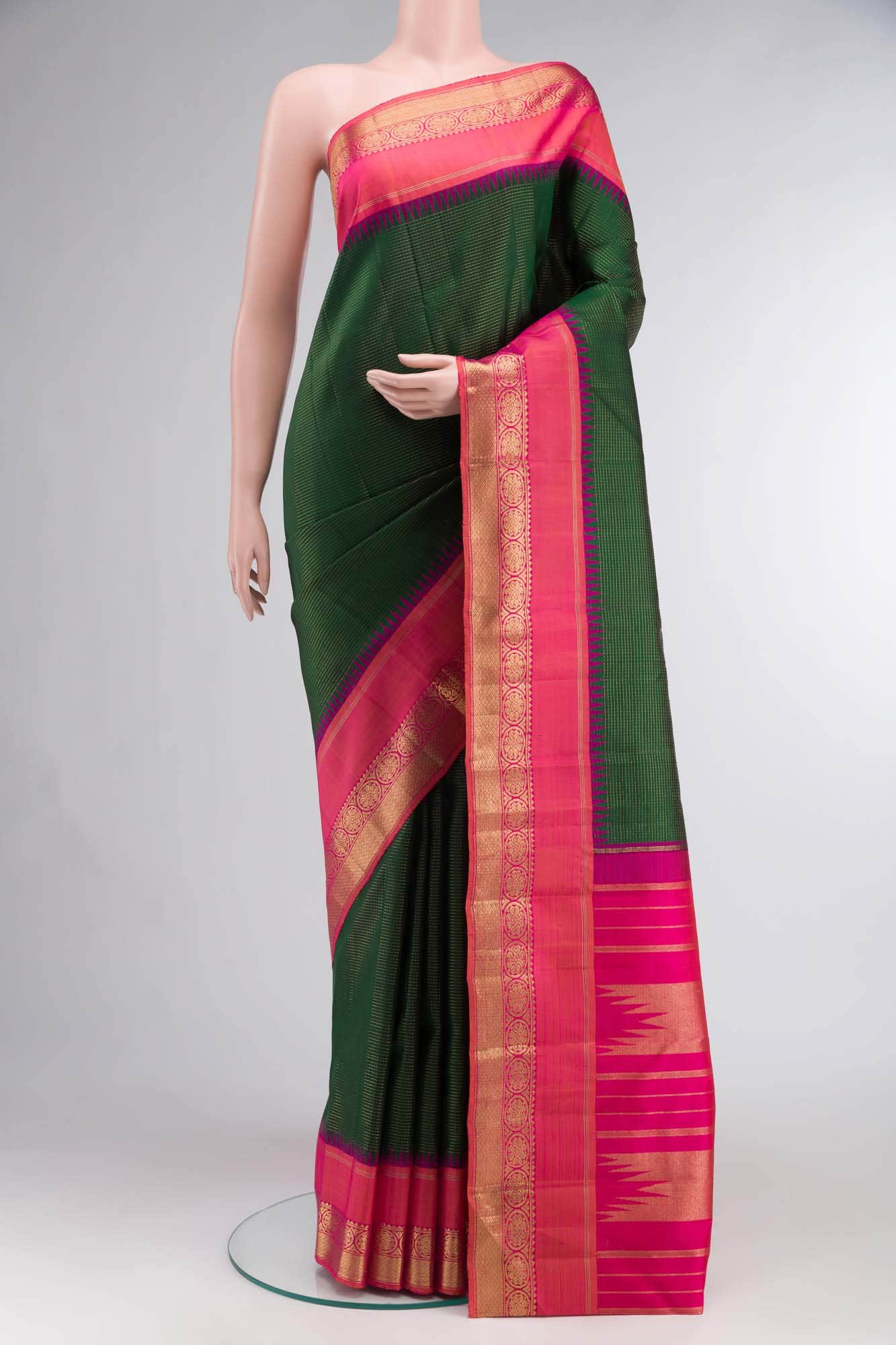 Green Kanchipuram Silk Saree