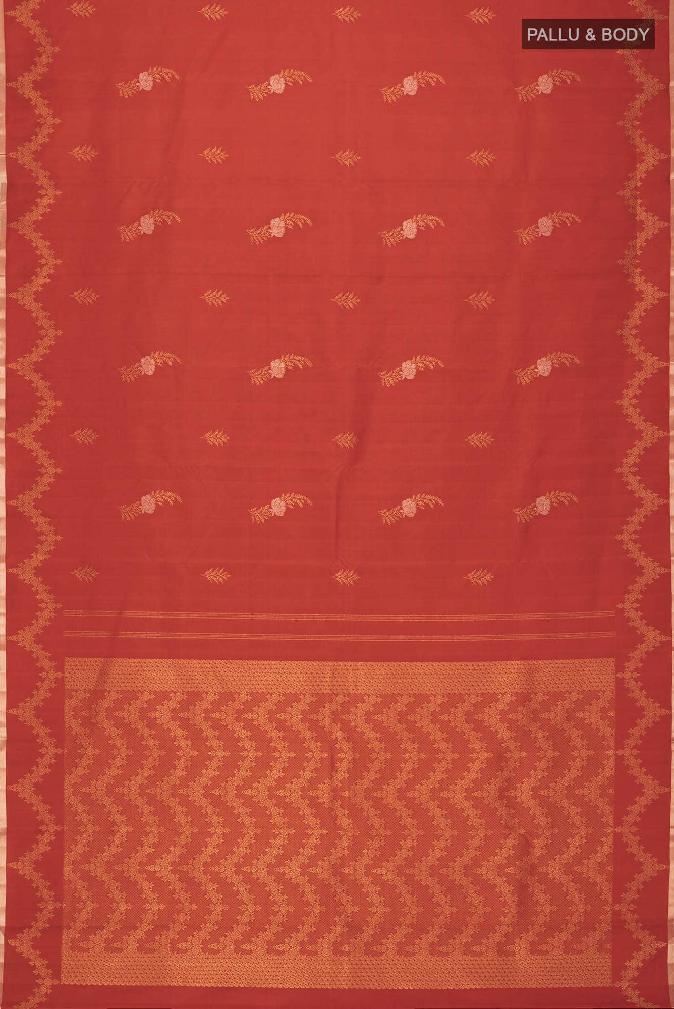 Red Kanchipuram Silk Saree