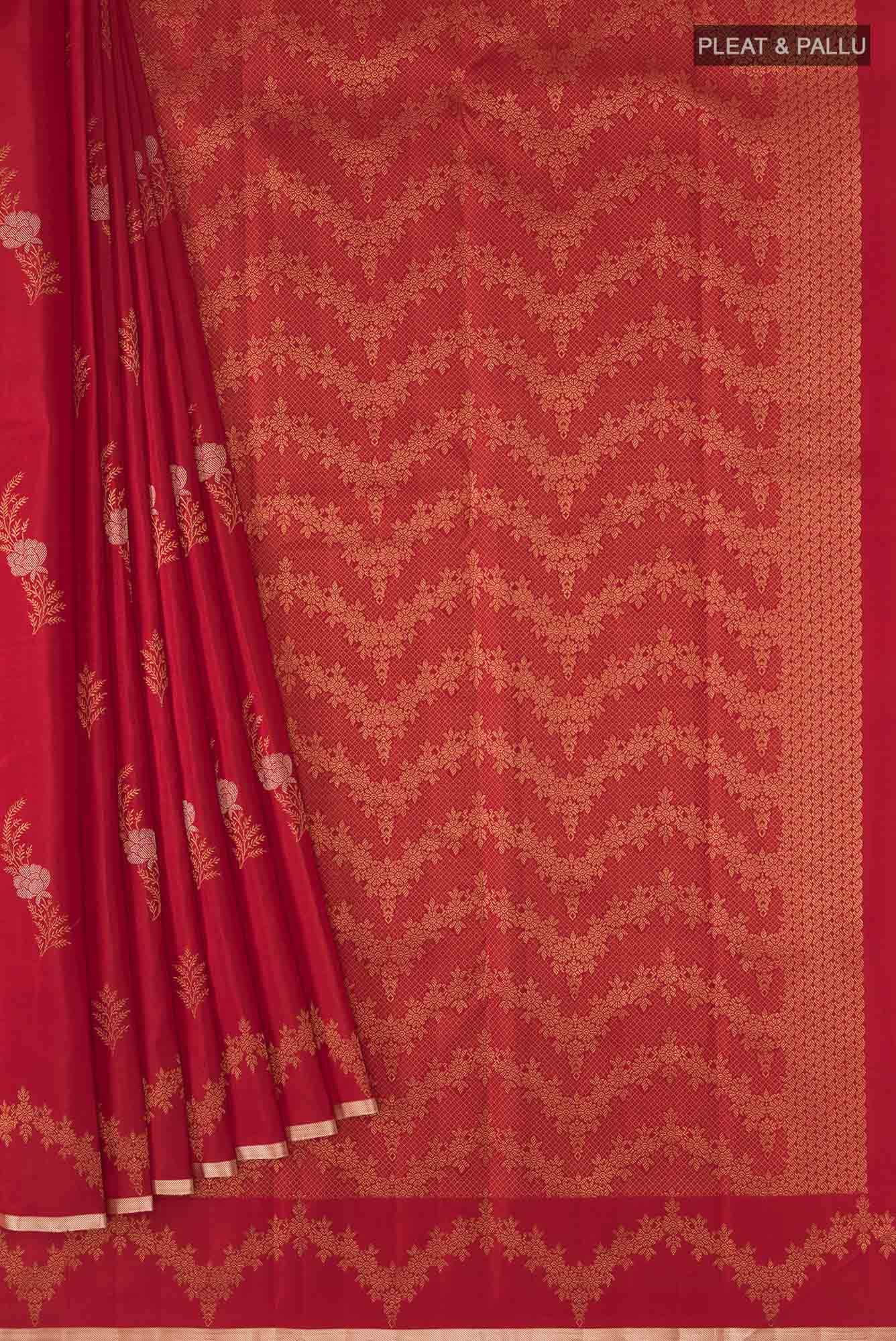 Red Kanchipuram Silk Saree