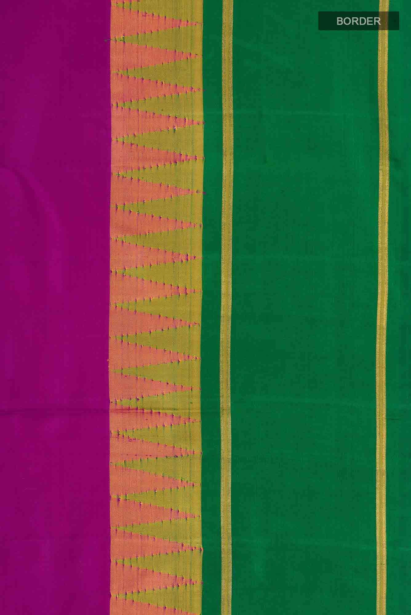 Pink Kanchipuram Silk Saree