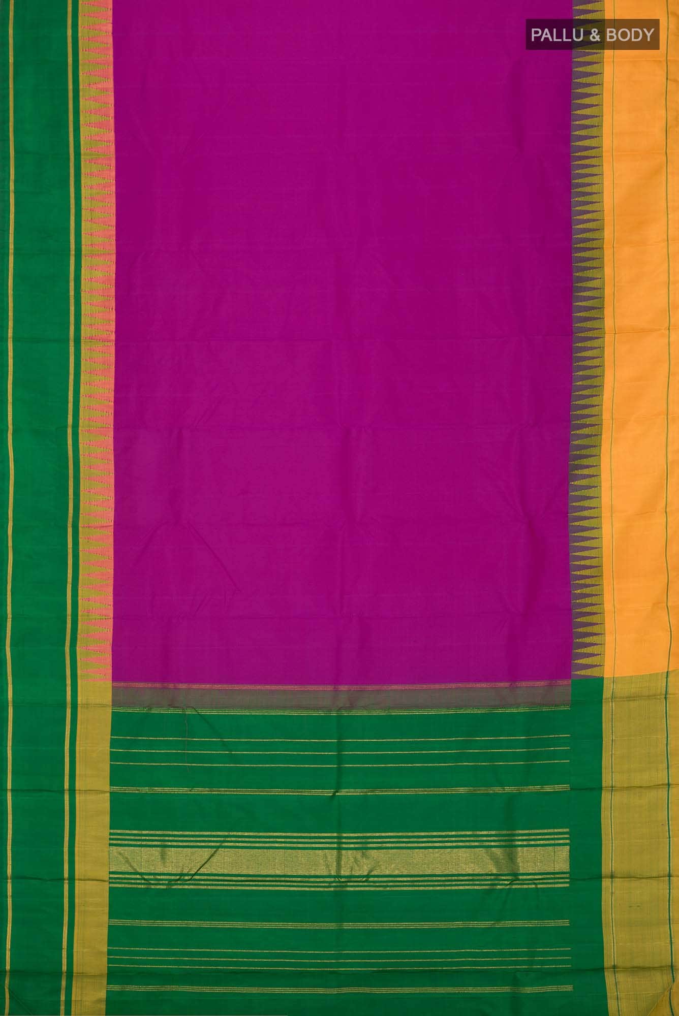 Pink Kanchipuram Silk Saree