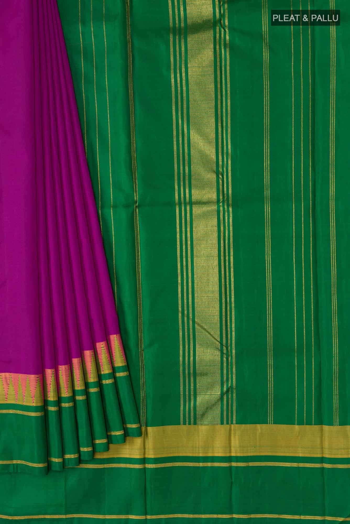 Pink Kanchipuram Silk Saree