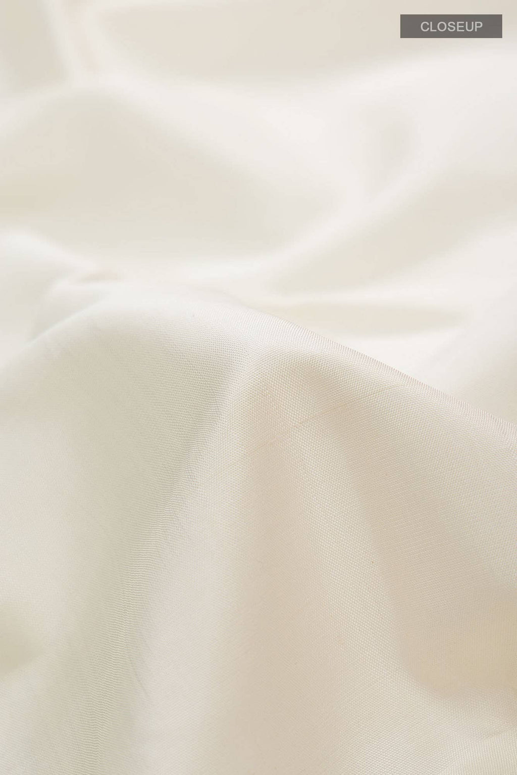 Off White Kanchipuram Silk Saree