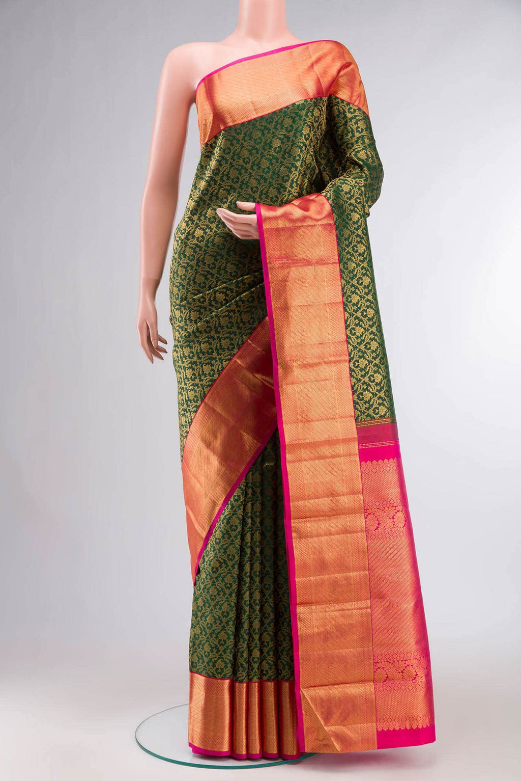 Green Kanchipuram Silk Saree