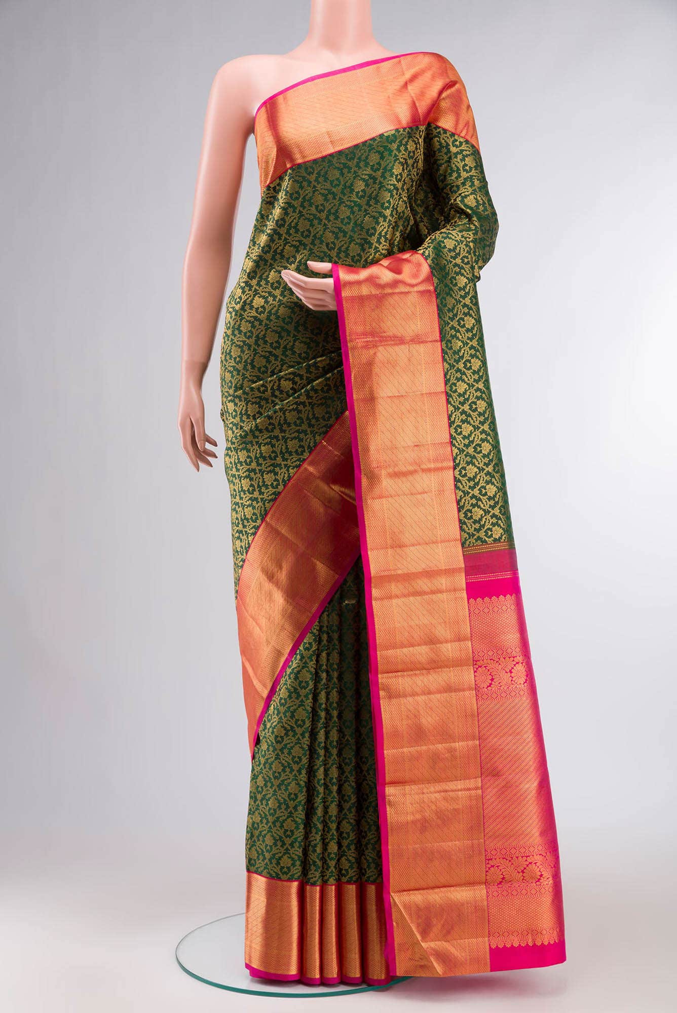 Green Kanchipuram Silk Saree