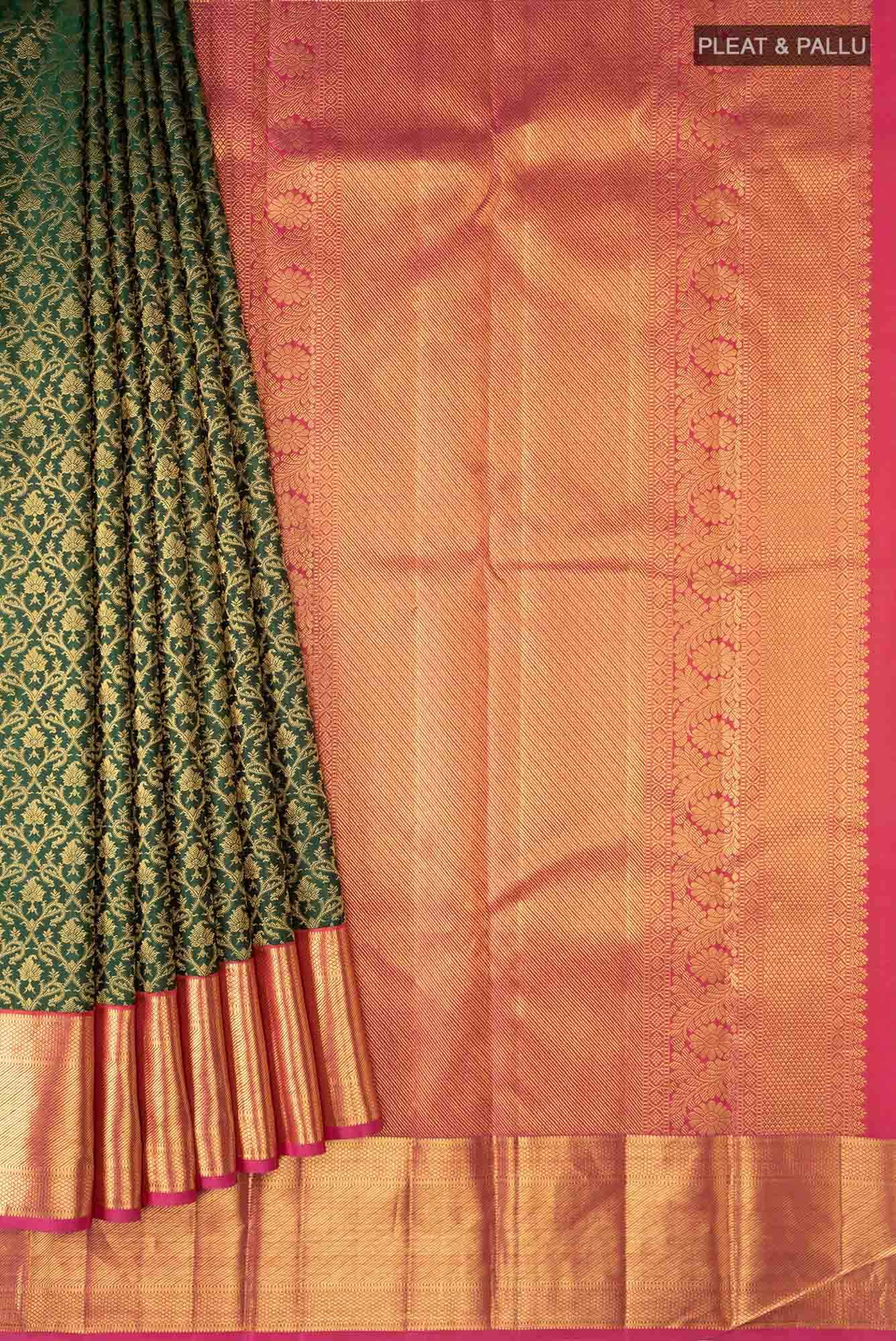 Green Kanchipuram Silk Saree