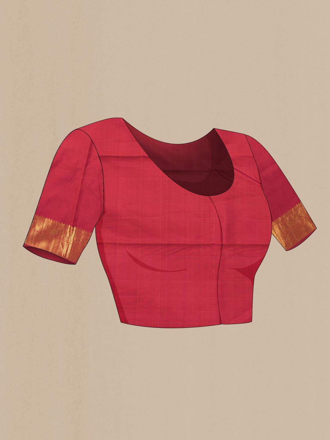 Pure Silk Pure Zari Multi Kanchipuram Saree