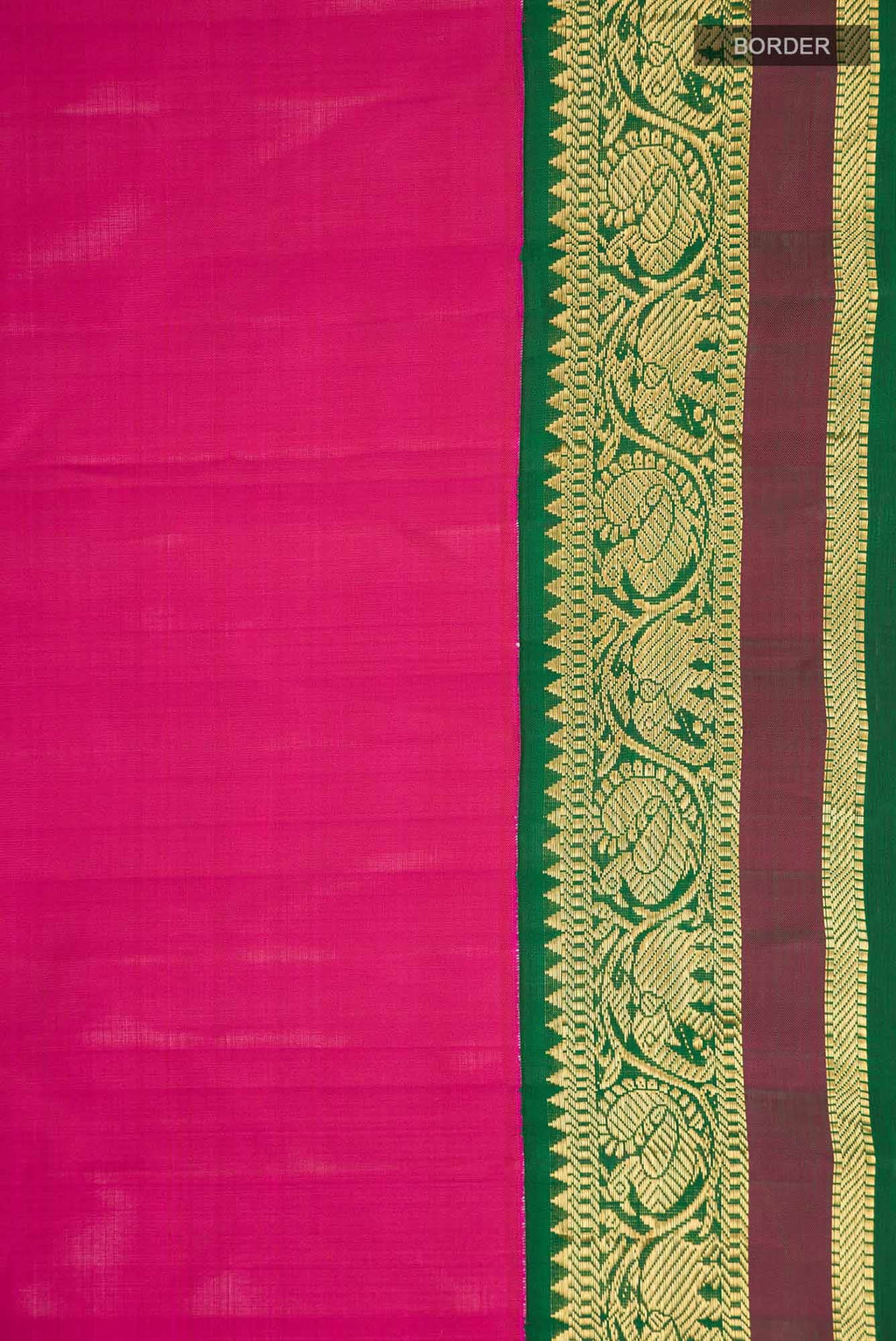 Pink Kanchipuram Silk Saree