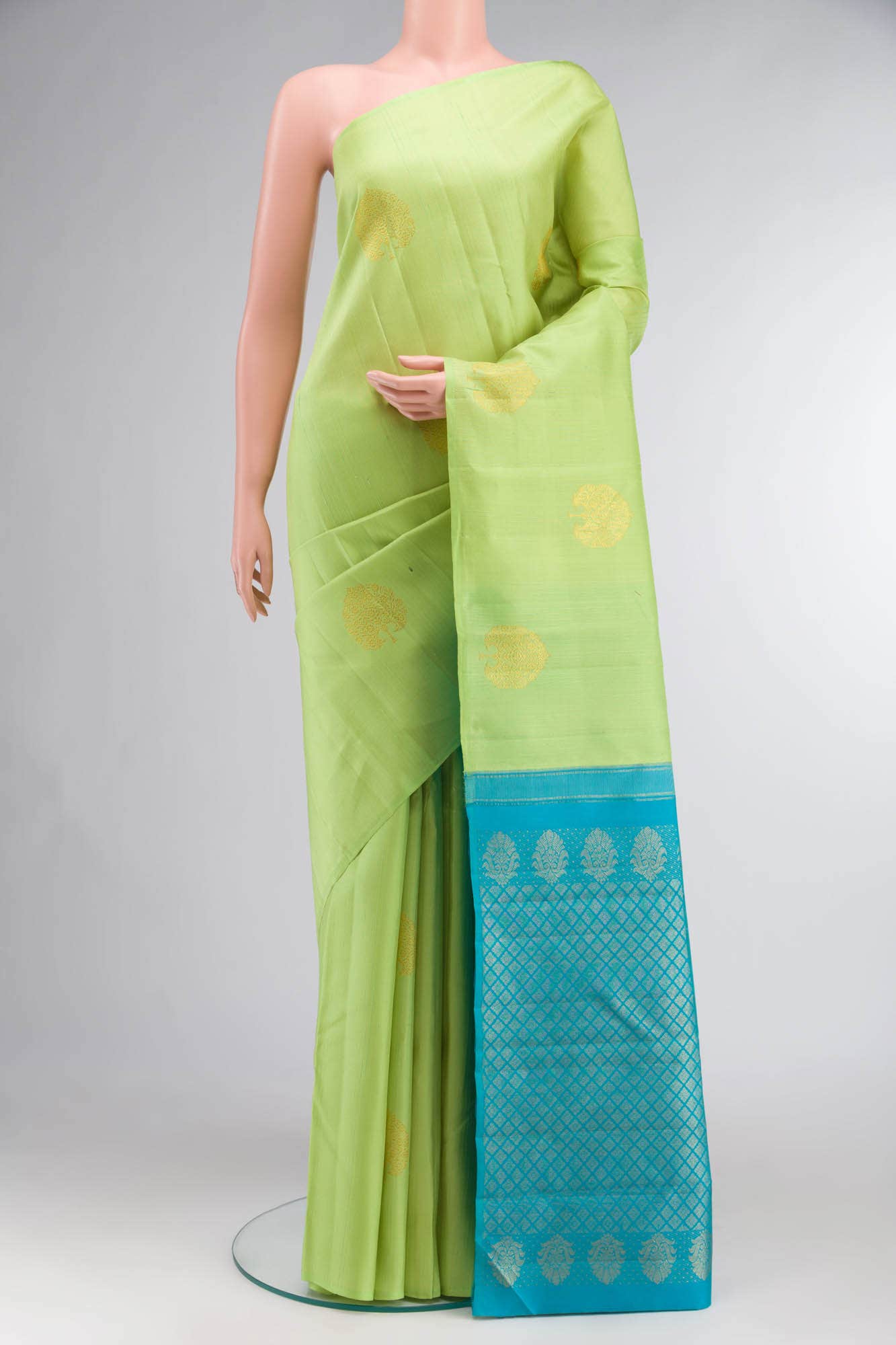 Green Kanchipuram Silk Saree