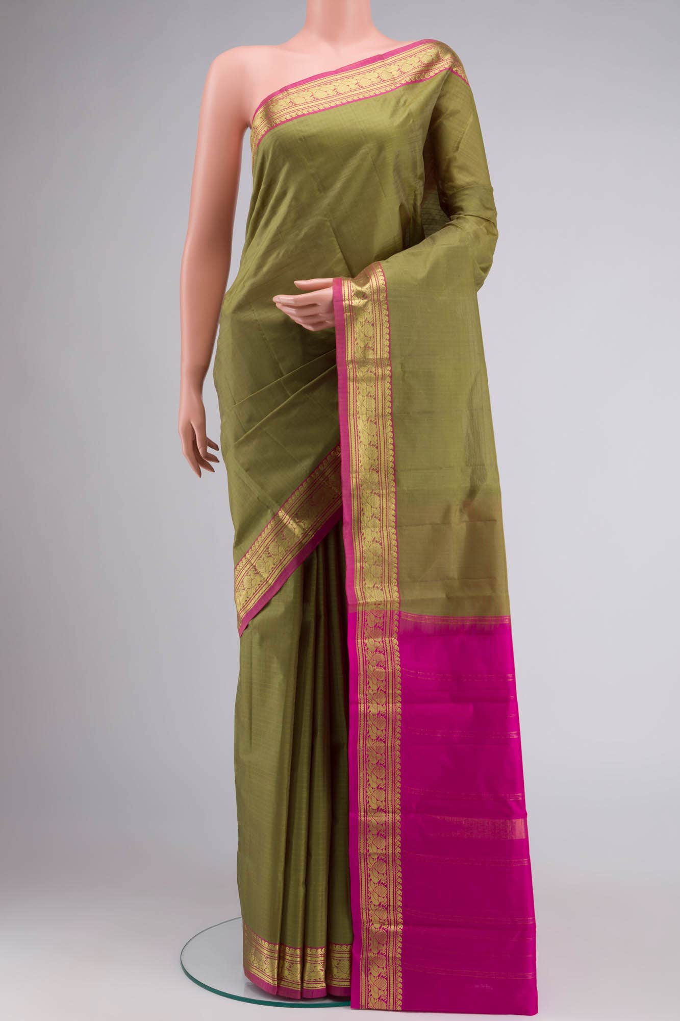 Green Kanchipuram Silk Saree