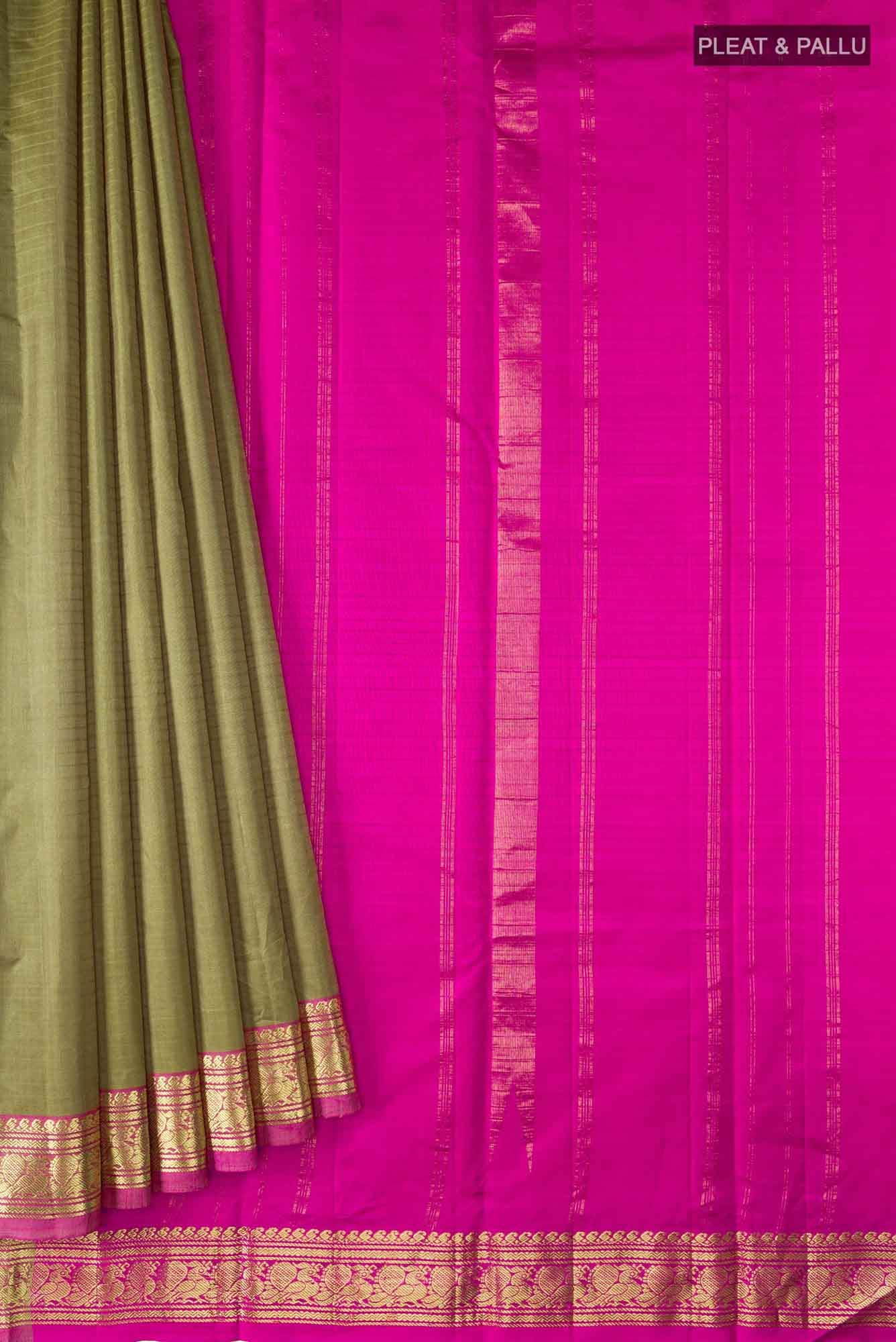 Green Kanchipuram Silk Saree
