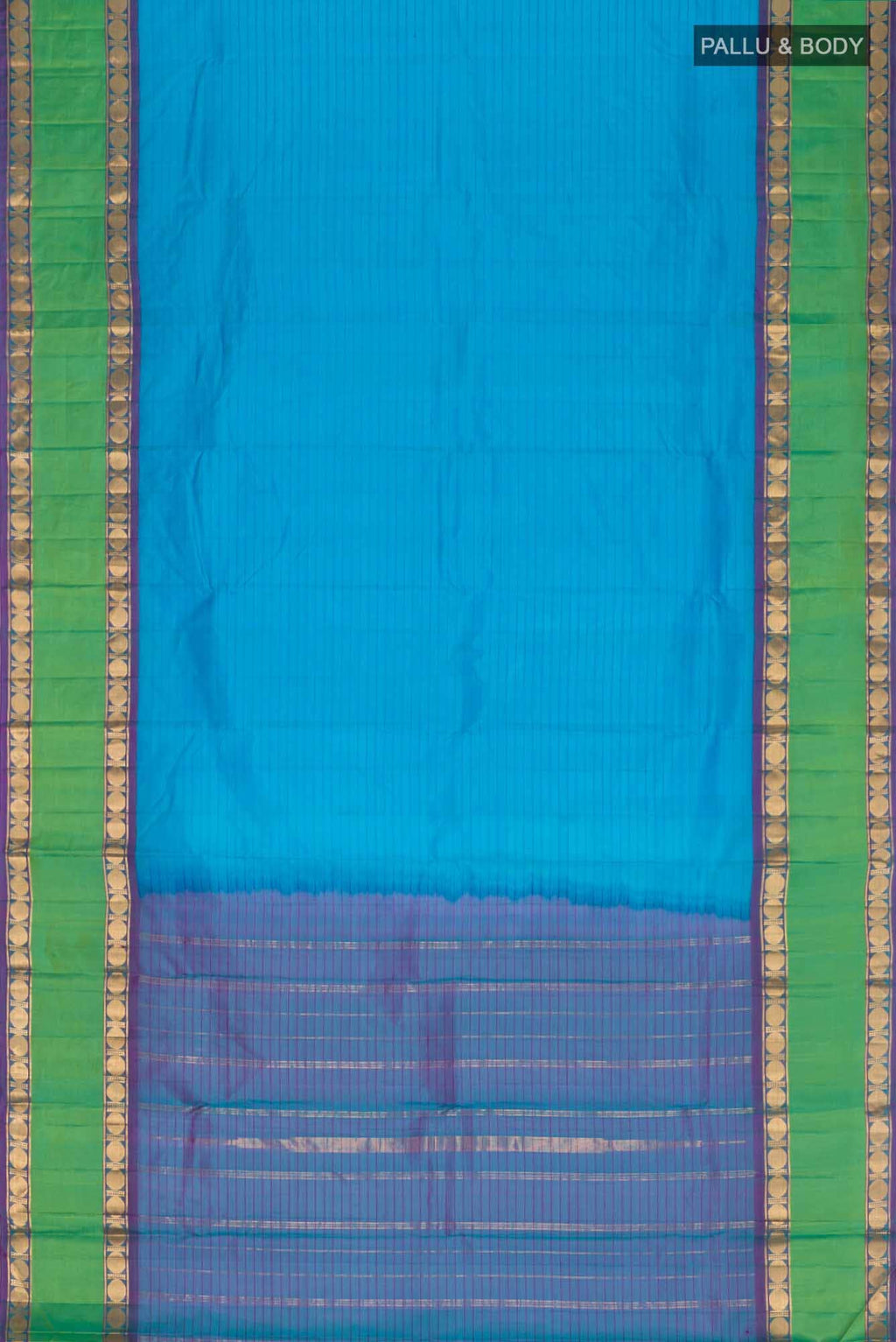 Blue Kanchipuram Silk Saree