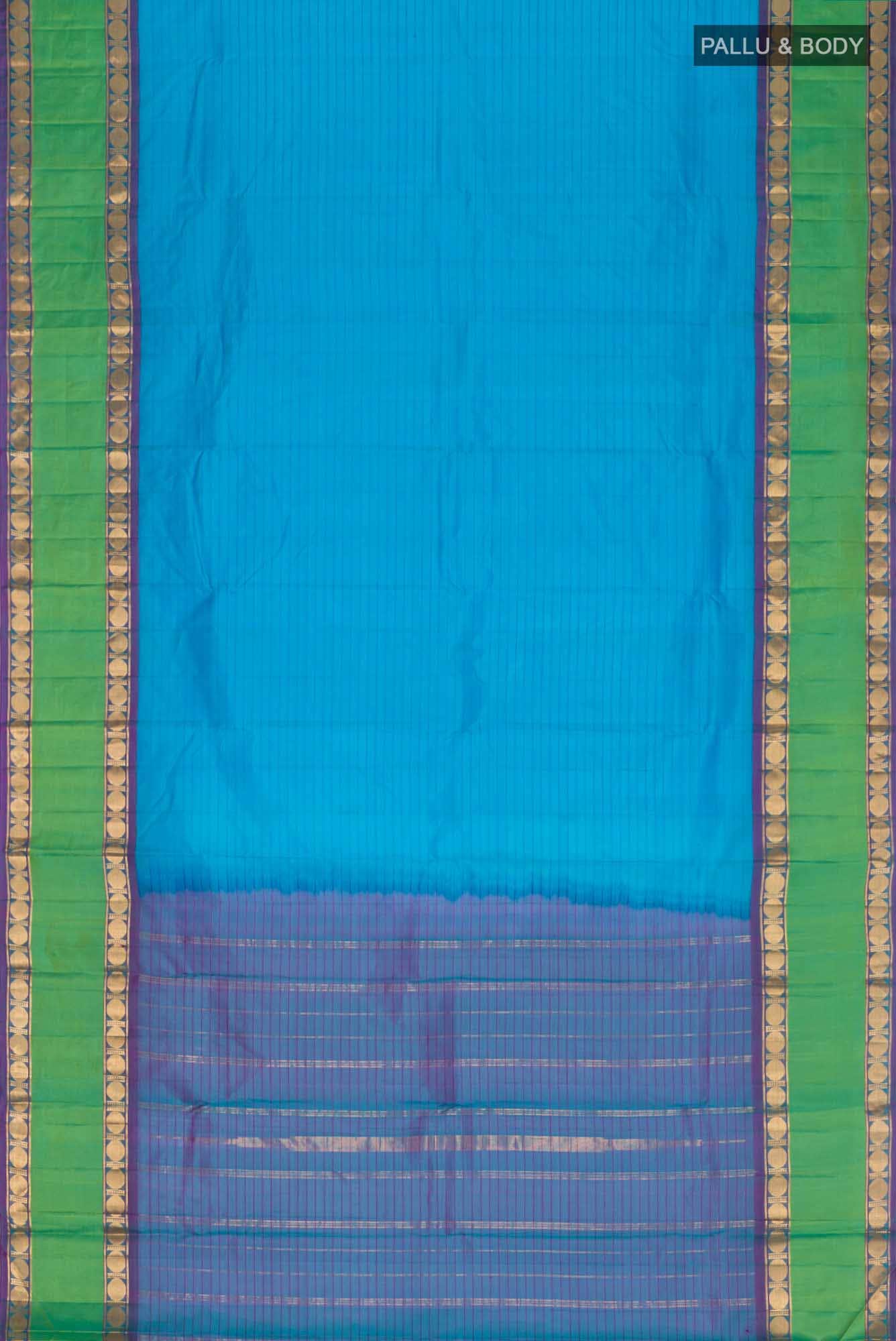 Blue Kanchipuram Silk Saree