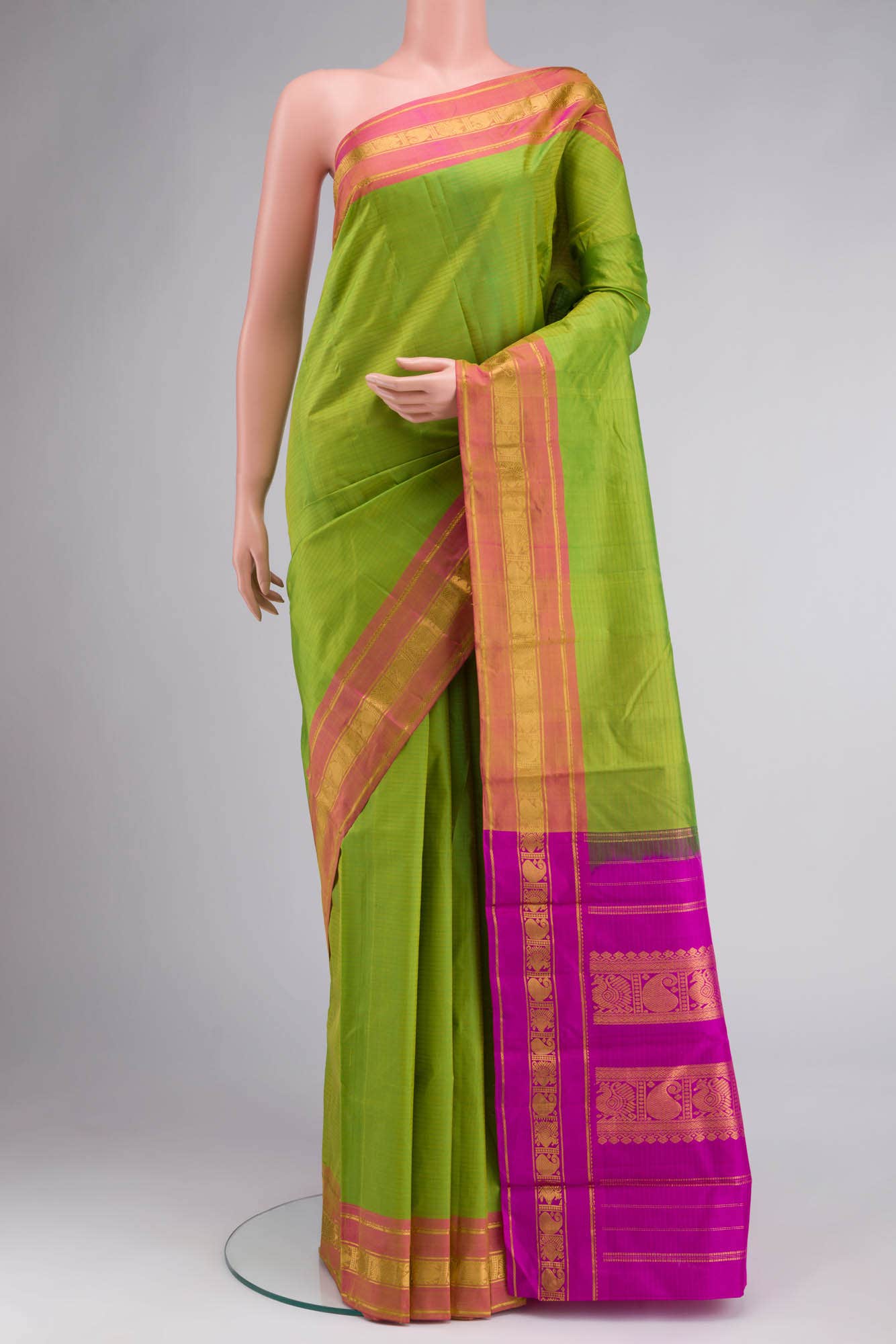 Green Kanchipuram Silk Saree
