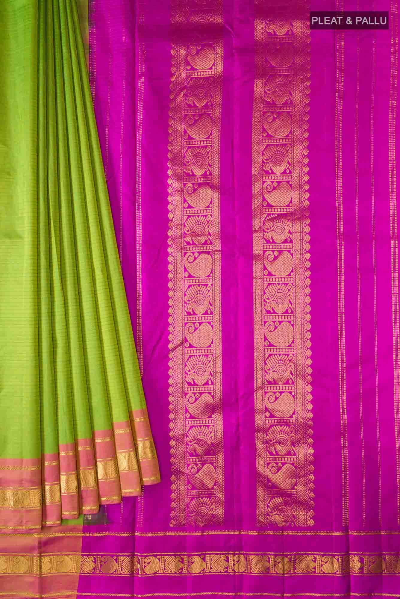 Green Kanchipuram Silk Saree