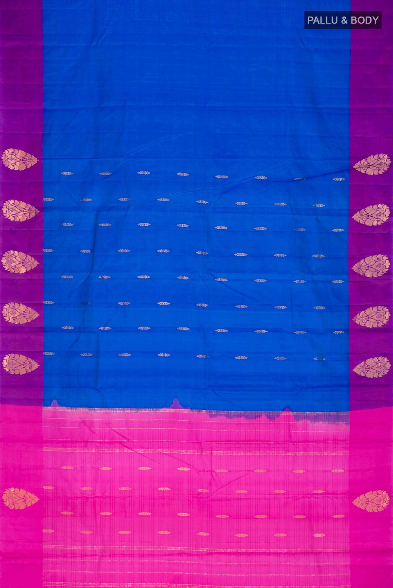 Blue Kanchipuram Silk Saree