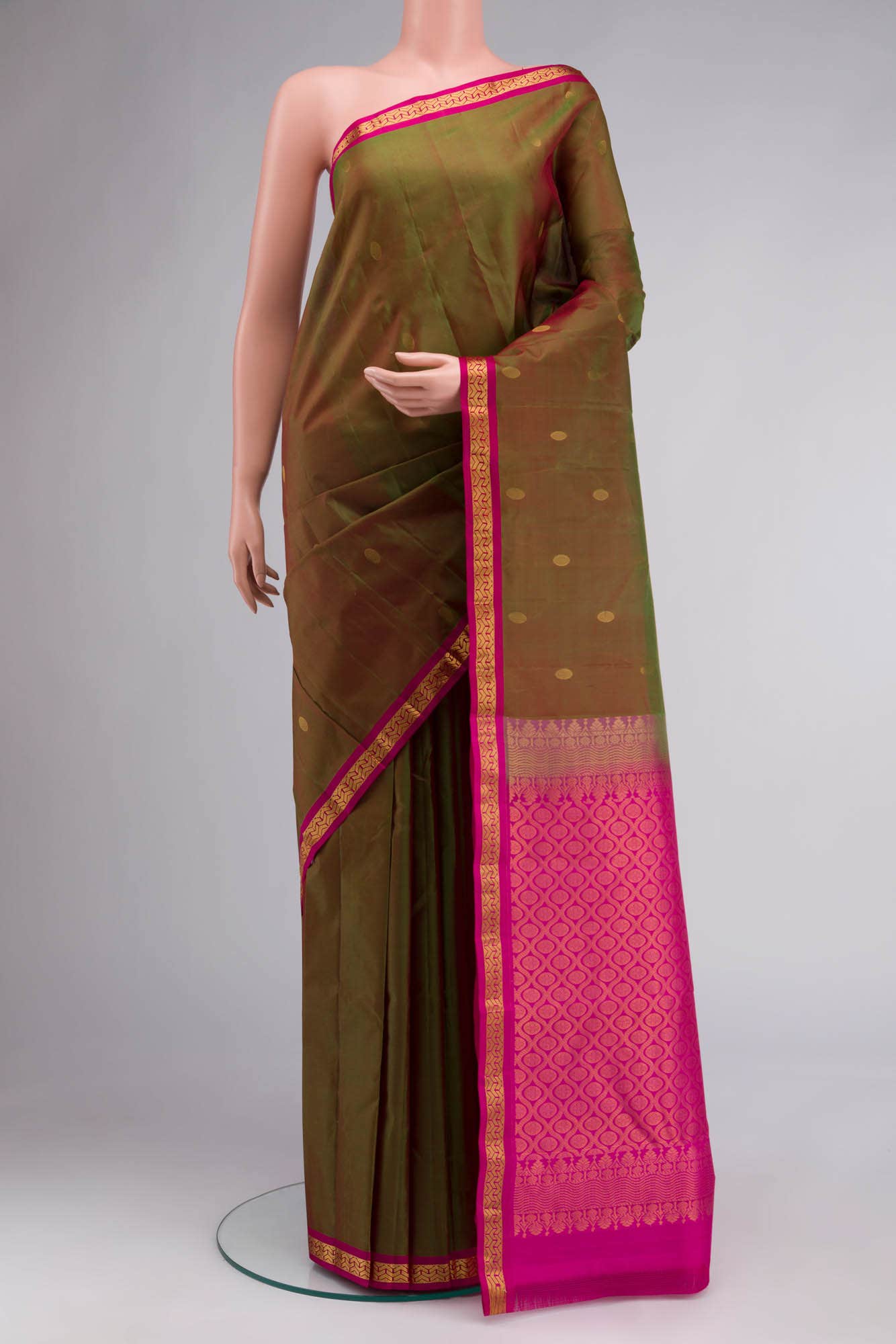 Green Kanchipuram Silk Saree