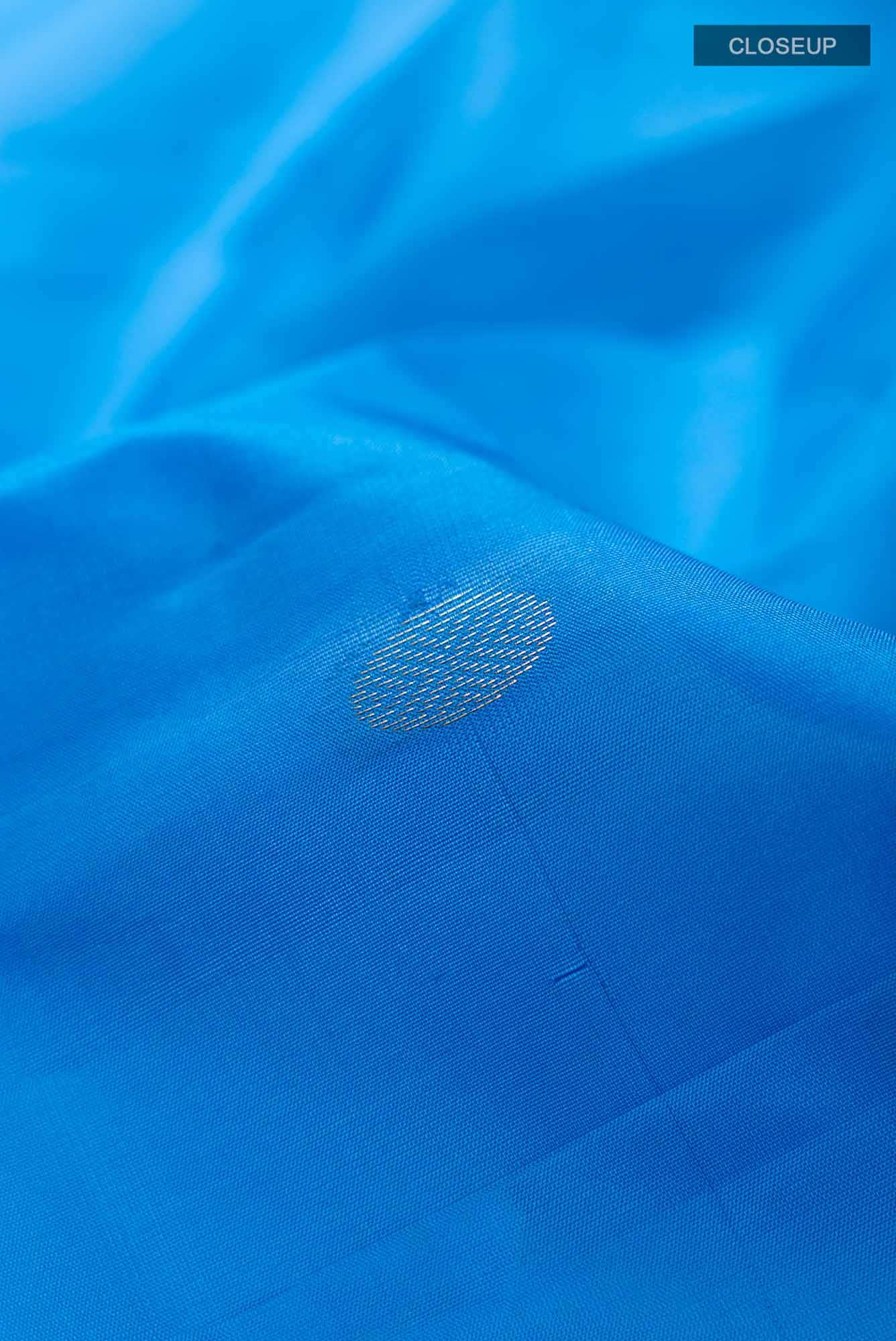 Blue Kanchipuram Silk Saree