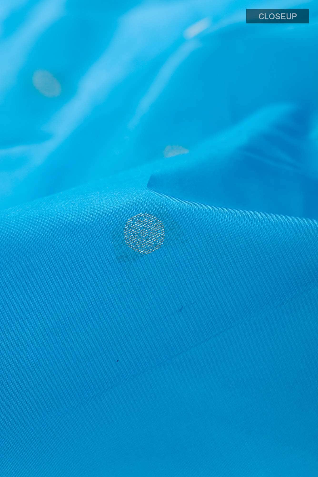 Blue Kanchipuram Silk Saree