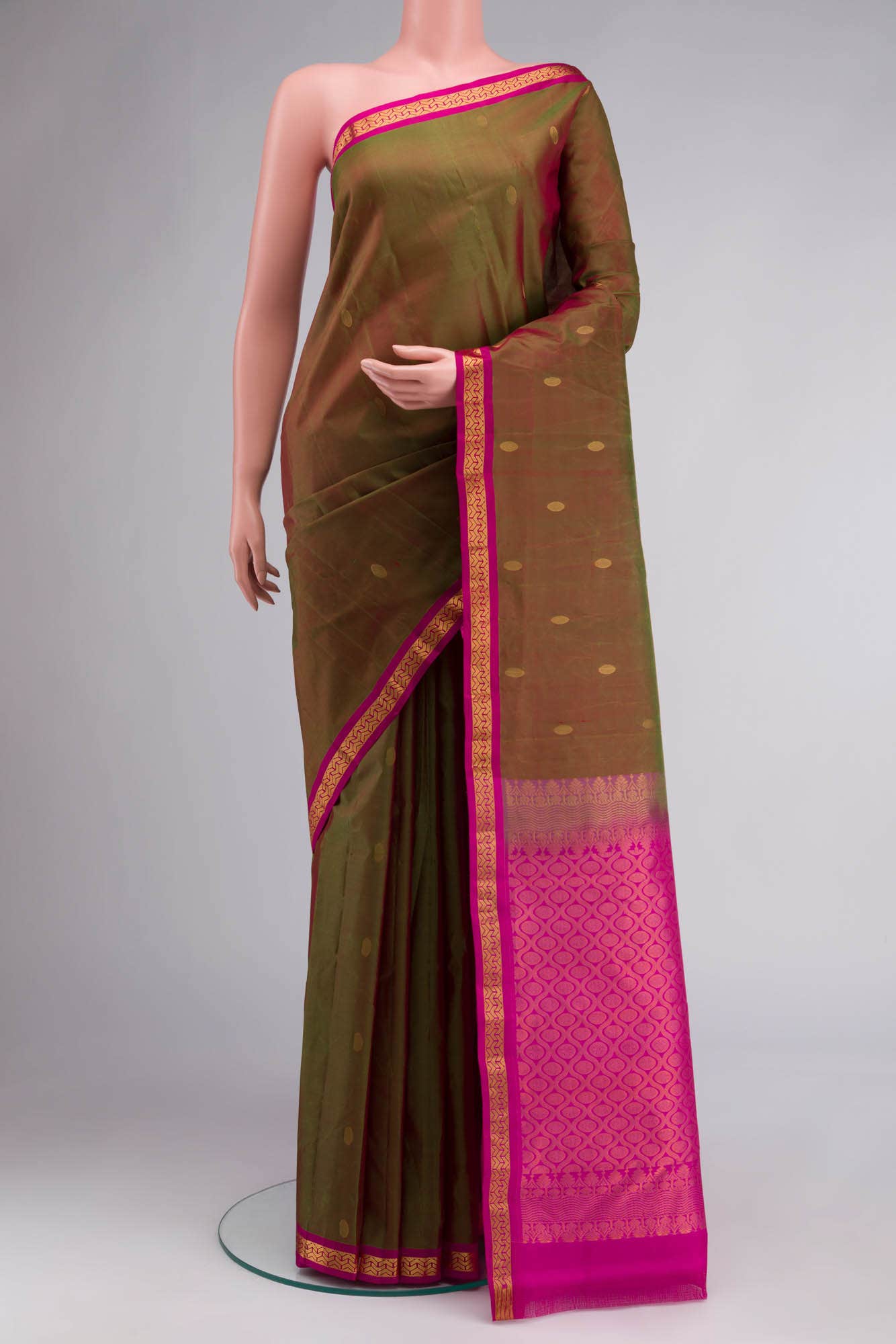 Green Kanchipuram Silk Saree