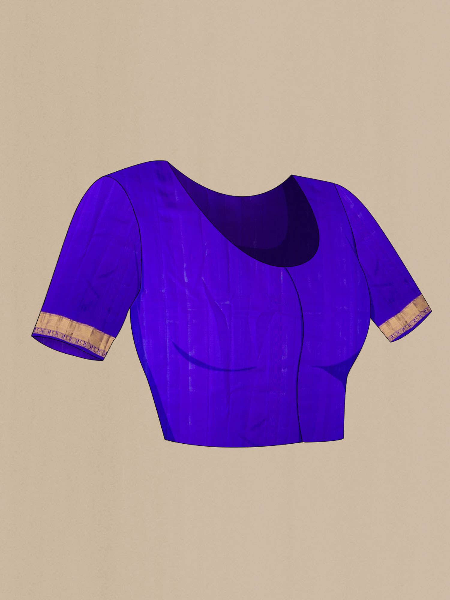 Blue Kanchipuram Silk Saree