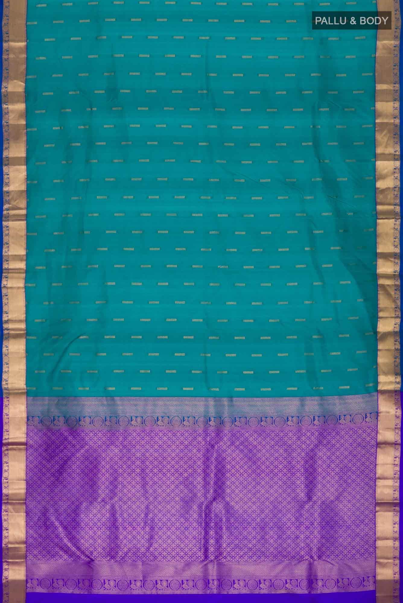 Blue Kanchipuram Silk Saree