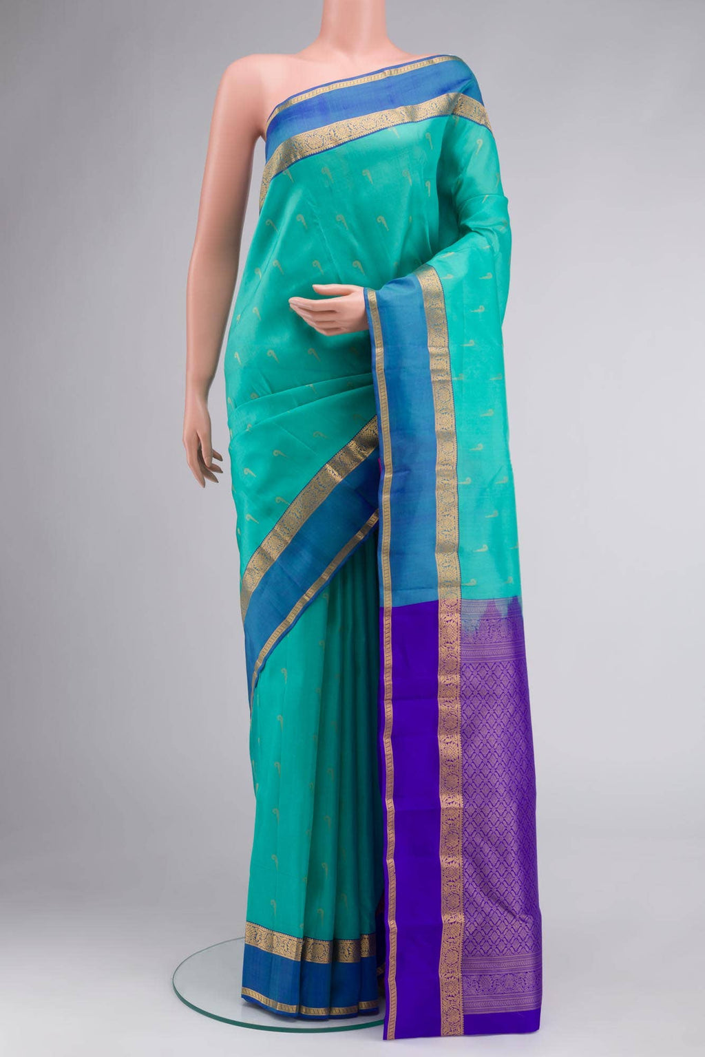 Green Kanchipuram Silk Saree