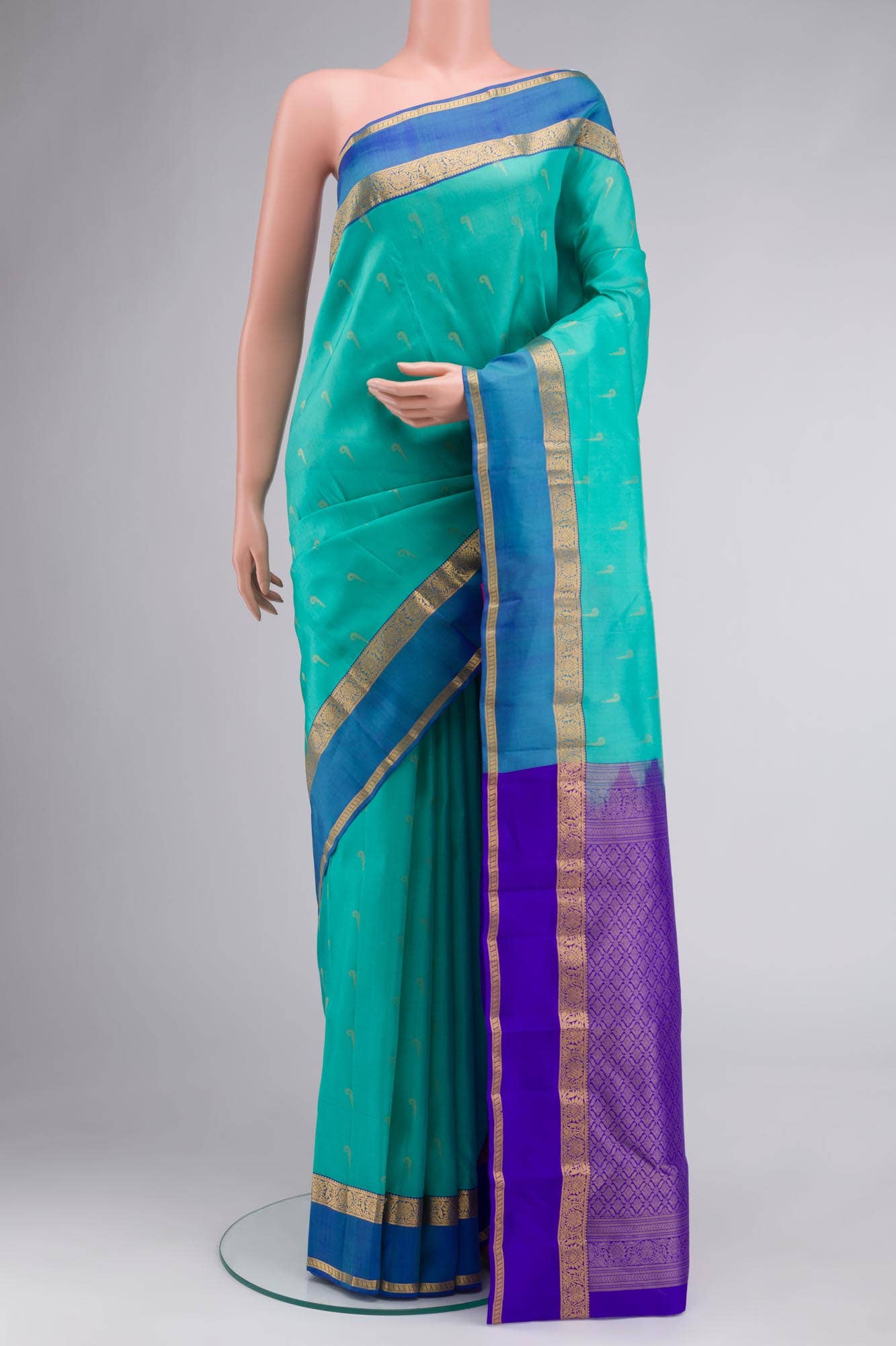 Green Kanchipuram Silk Saree