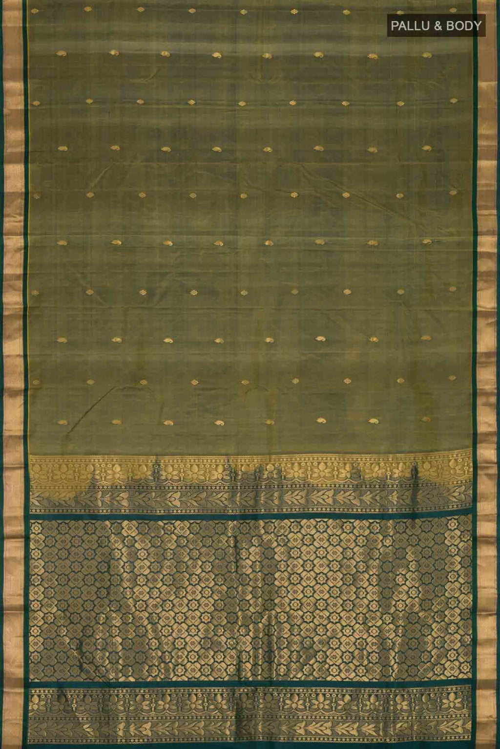 Green Kanchipuram Silk Saree