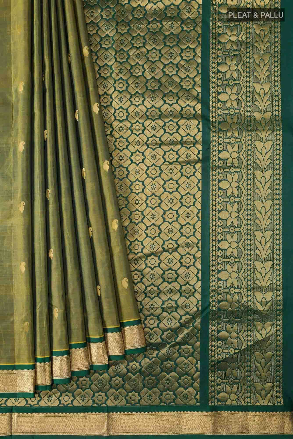 Green Kanchipuram Silk Saree
