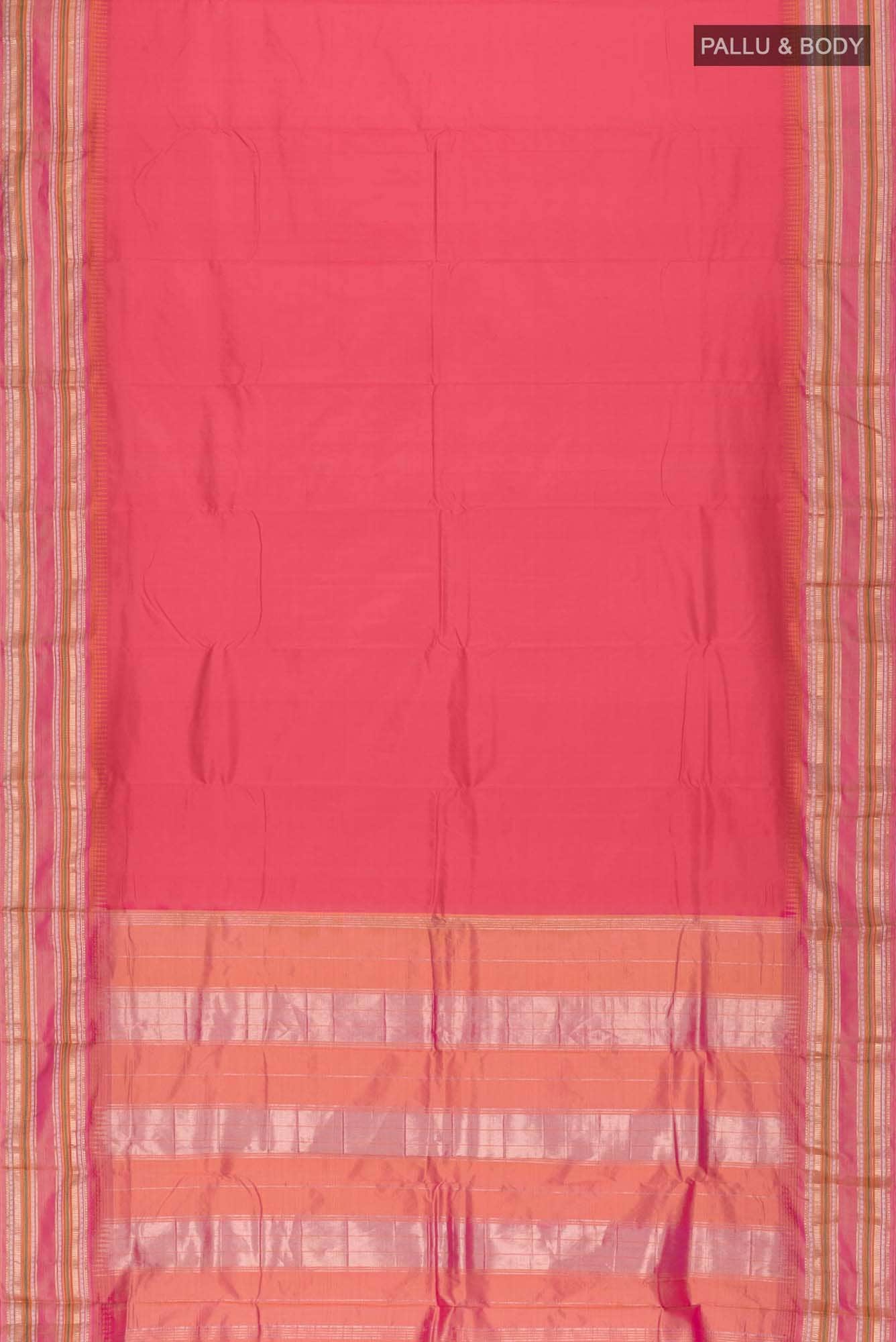 Red Bangalore Silk Saree