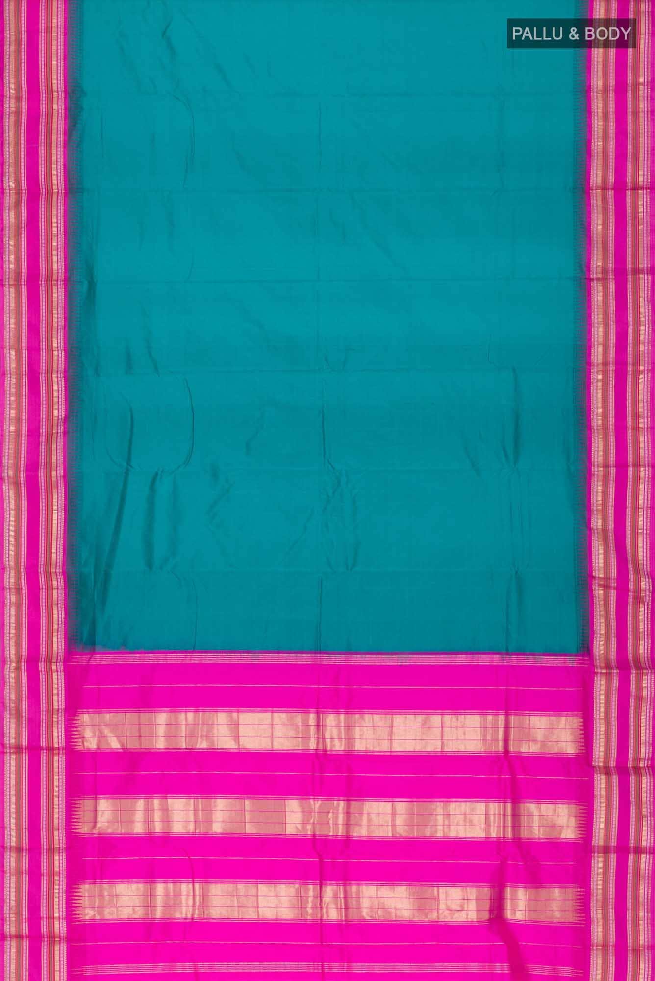 Green Bangalore Silk Saree