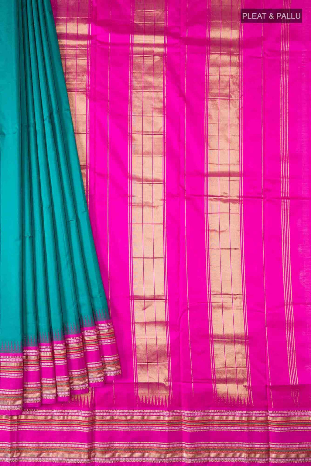 Green Bangalore Silk Saree