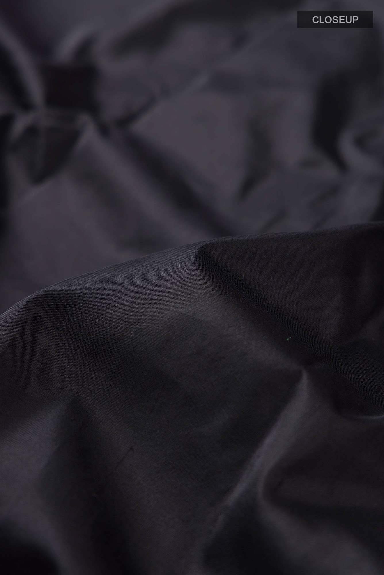 Black Bangalore Silk Saree
