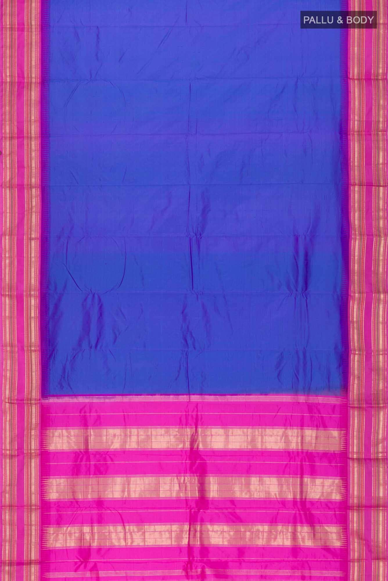 Blue Bangalore Silk Saree