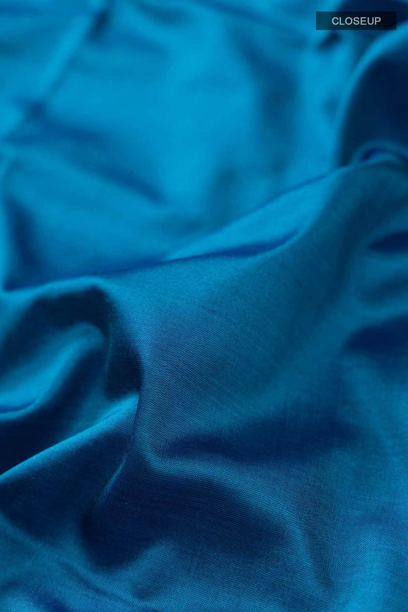 Blue Bangalore Silk Saree