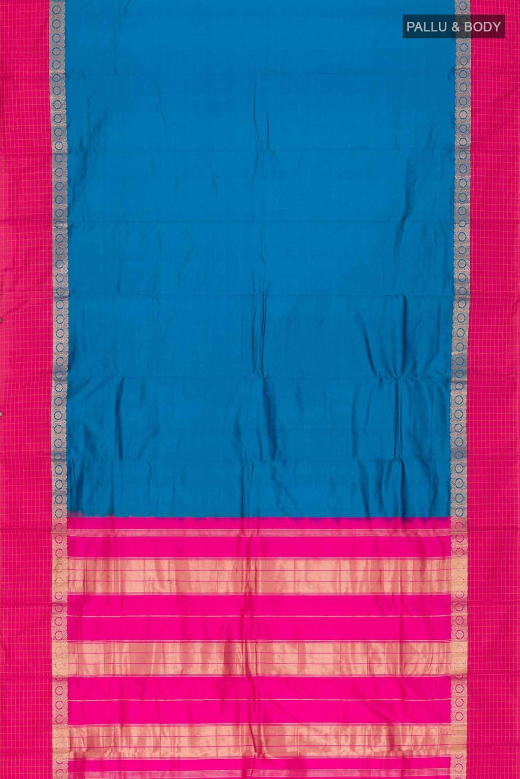 Blue Bangalore Silk Saree