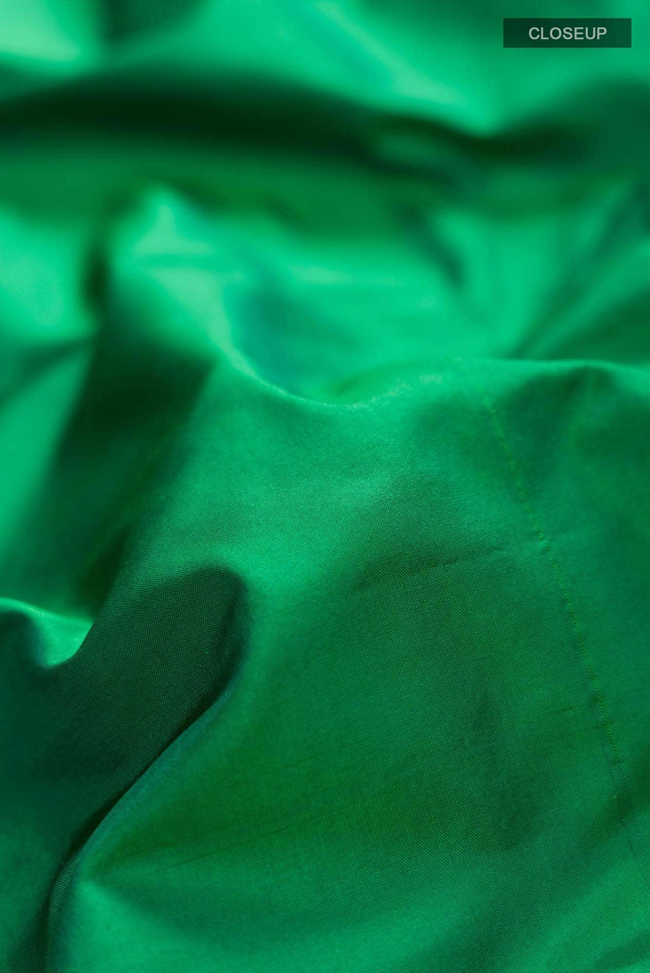 Green Bangalore Silk Saree