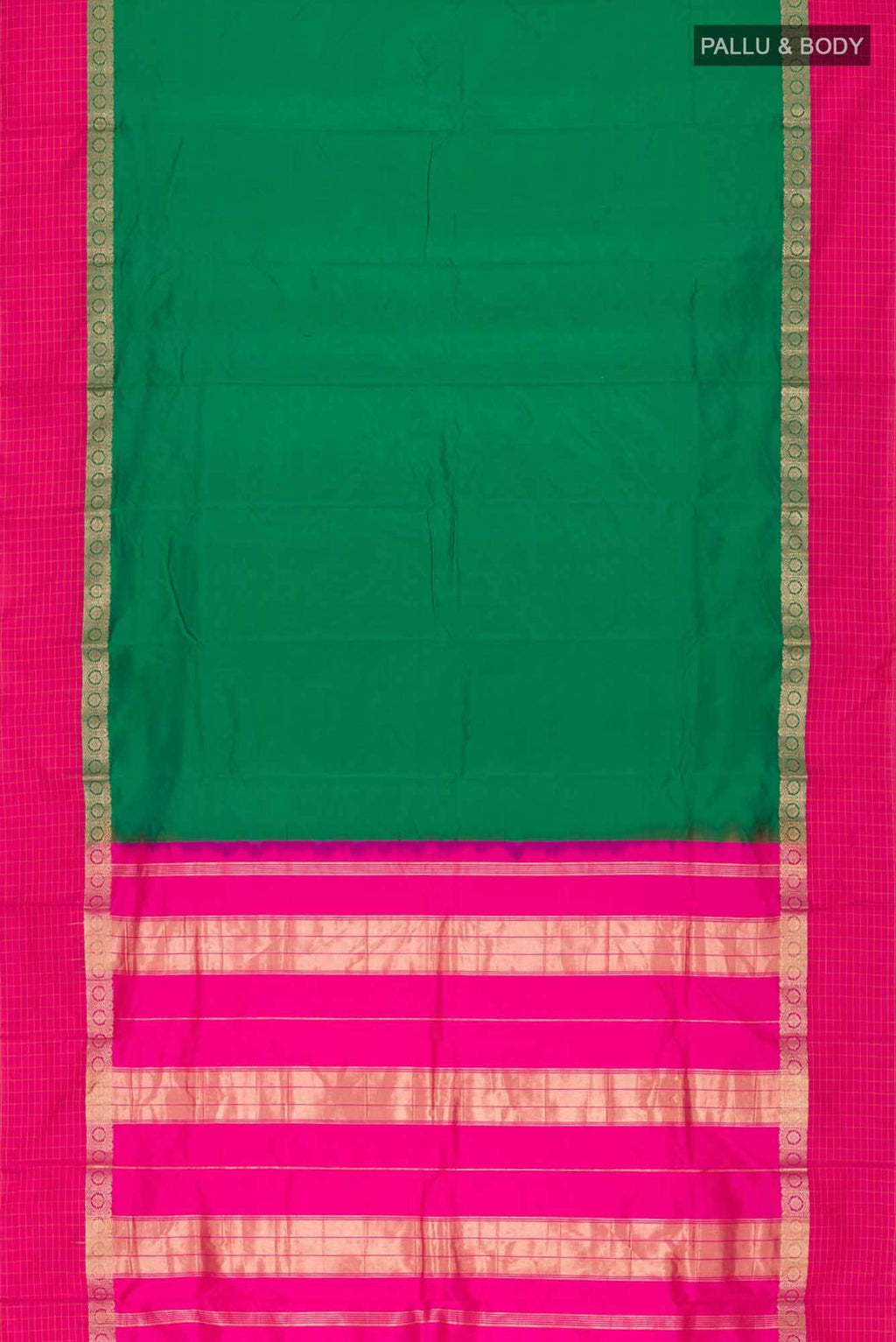 Green Bangalore Silk Saree